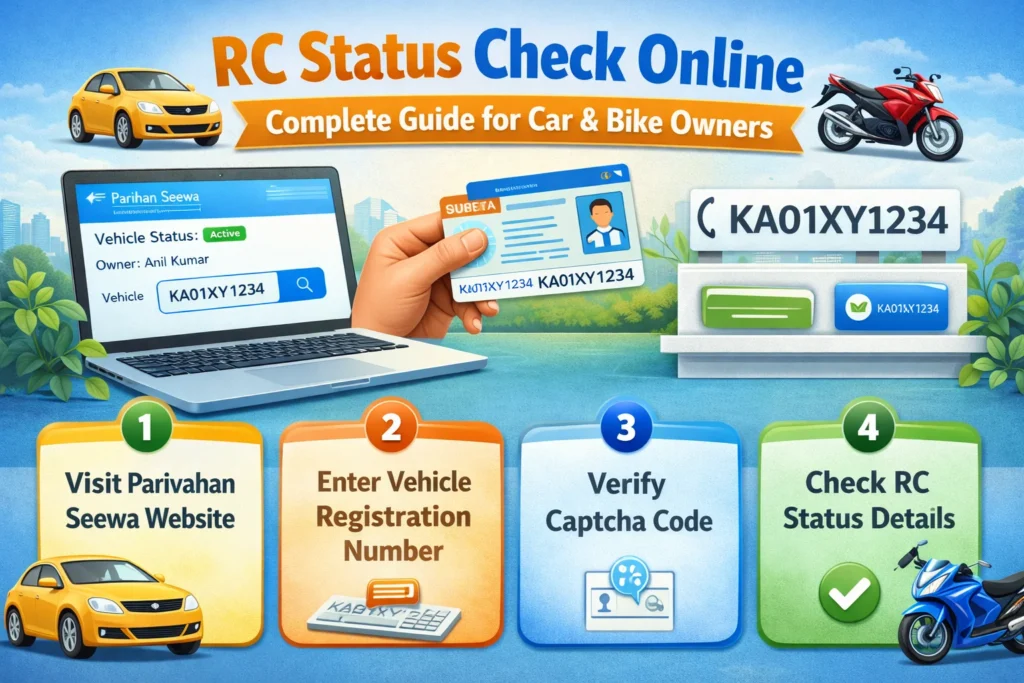 RC Status Check Online: Complete Guide for Car & Bike Owners