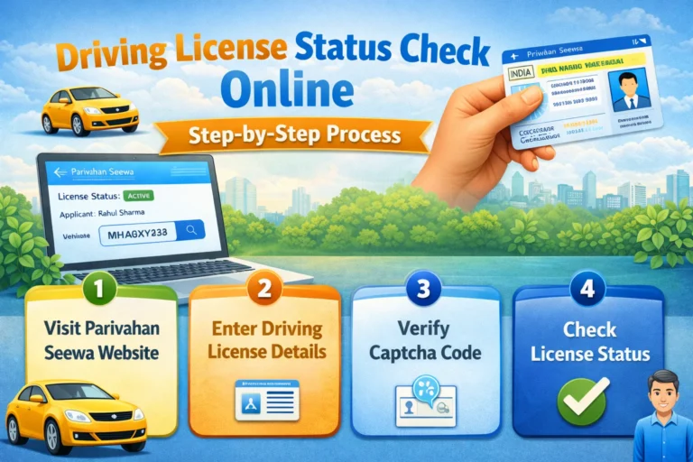 Driving License Status Check Online: Step-by-Step Process