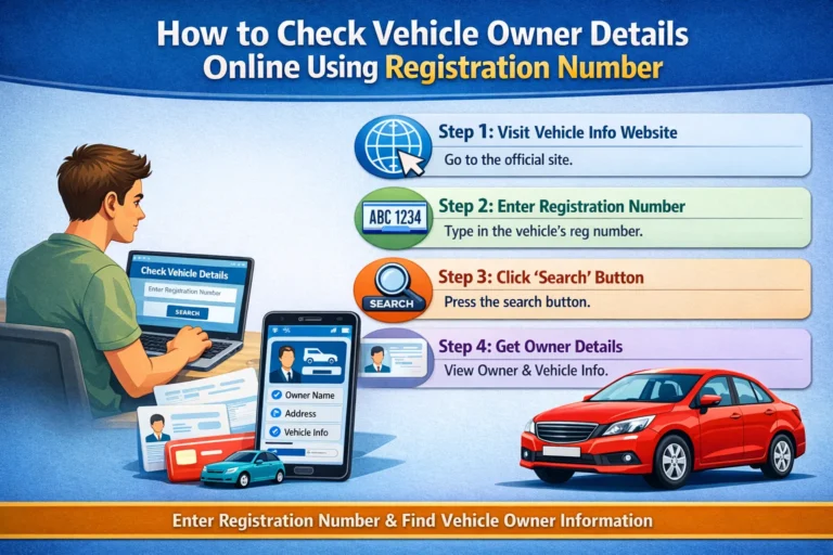 How to Check Vehicle Owner Details Online Using Registration Number