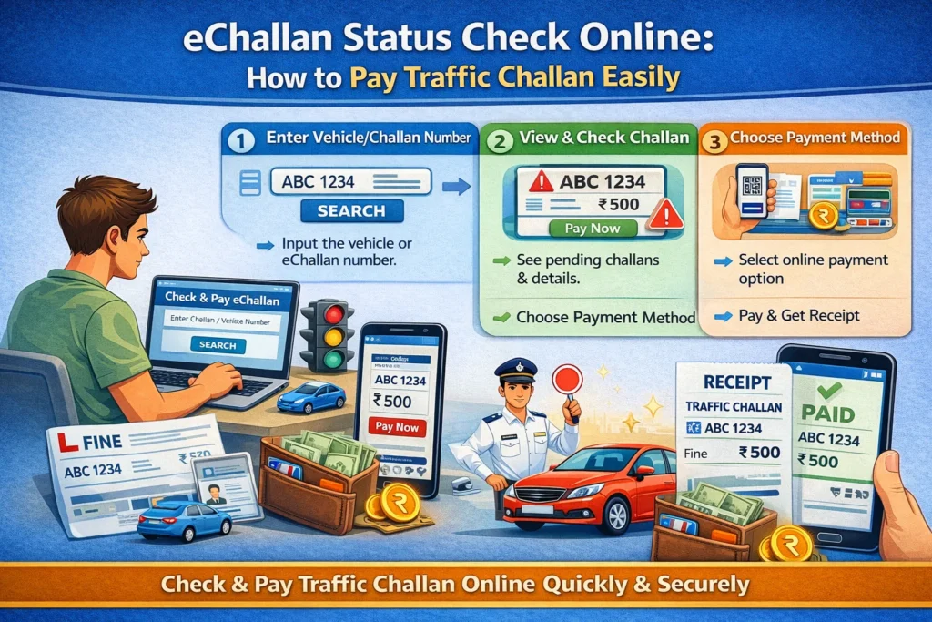 eChallan Status Check Online: How to Pay Traffic Challan Easily