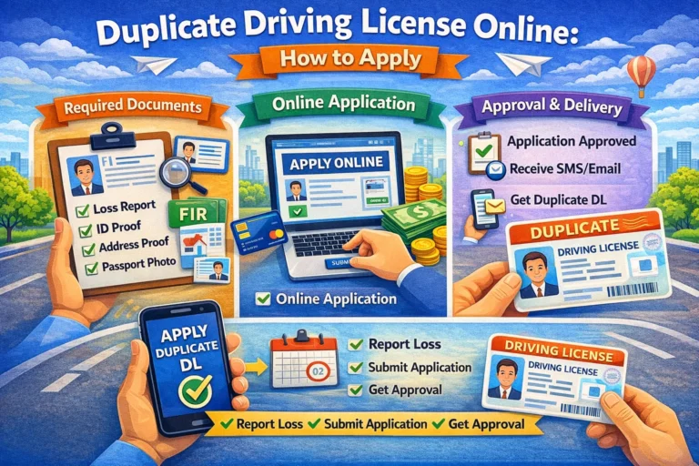 Duplicate Driving License Online: How to Apply