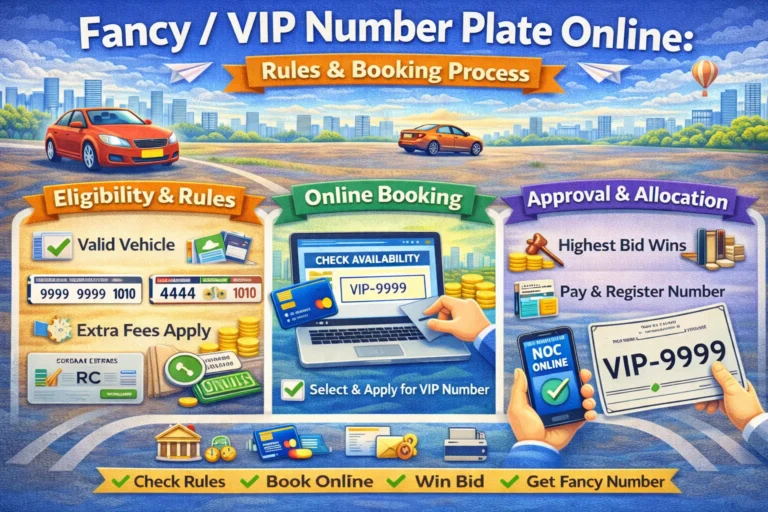 Fancy / VIP Number Plate Online: Rules & Booking Process