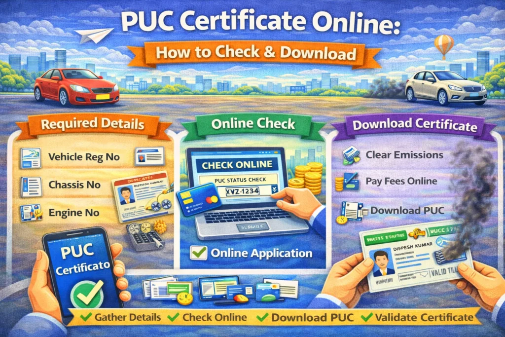 PUC Certificate Online: How to Check & Download
