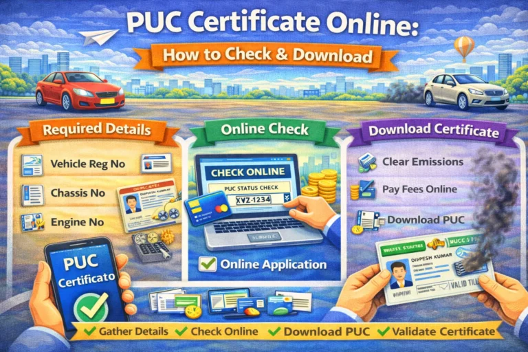 PUC Certificate Online: How to Check & Download