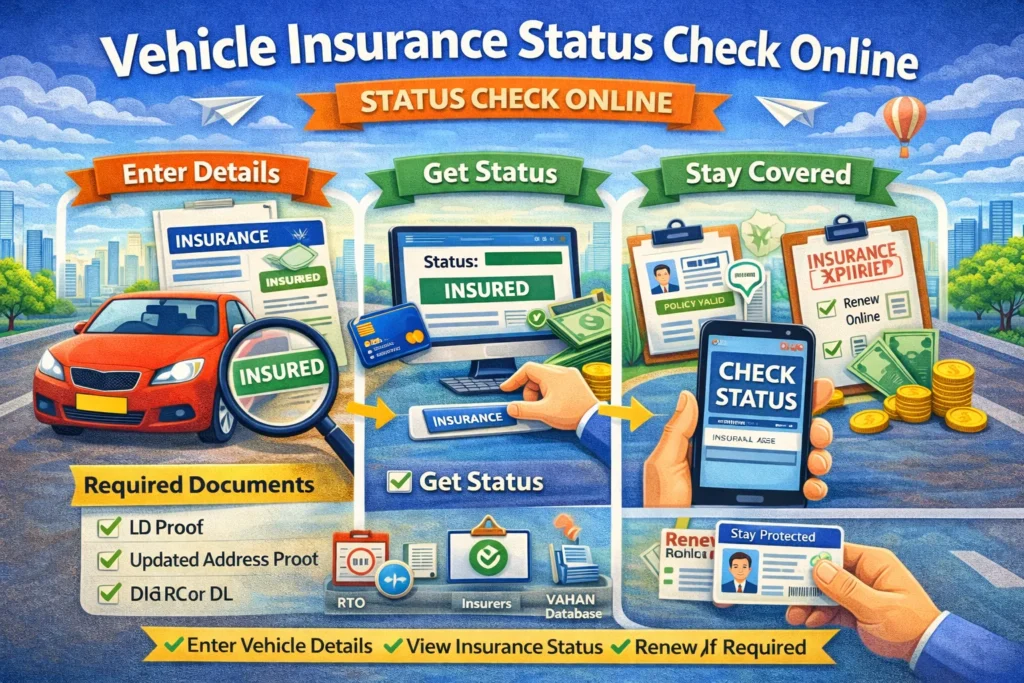 Vehicle Insurance Status Check Online