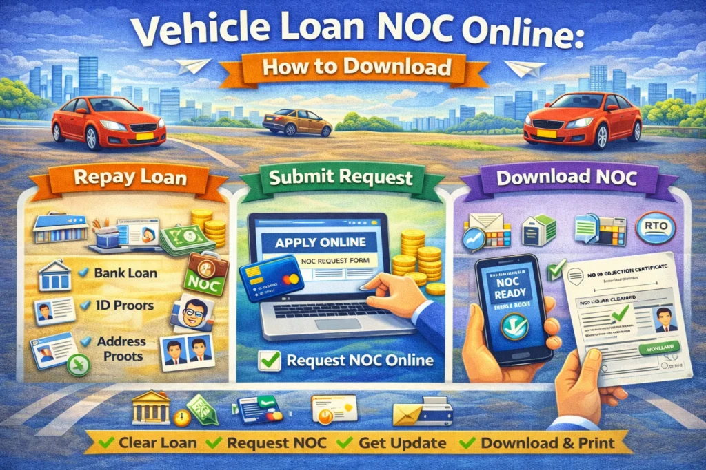 Vehicle Loan NOC Online: How to Download