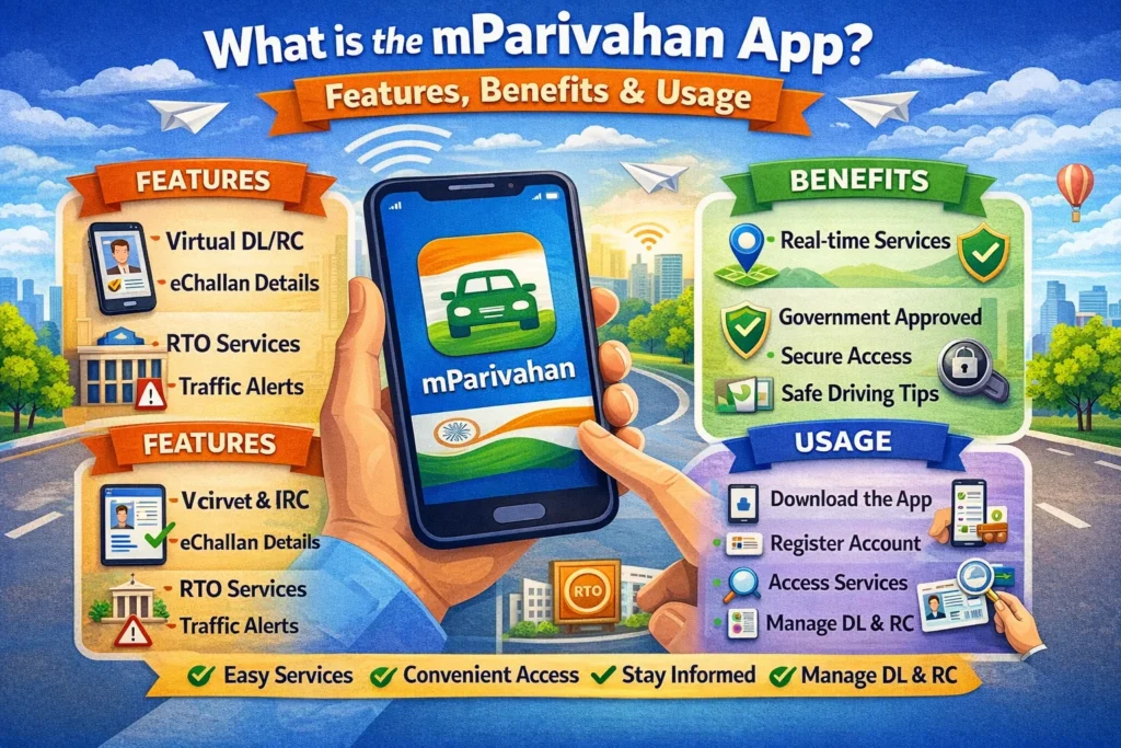 What is the mParivahan App? Features, Benefits & Usage
