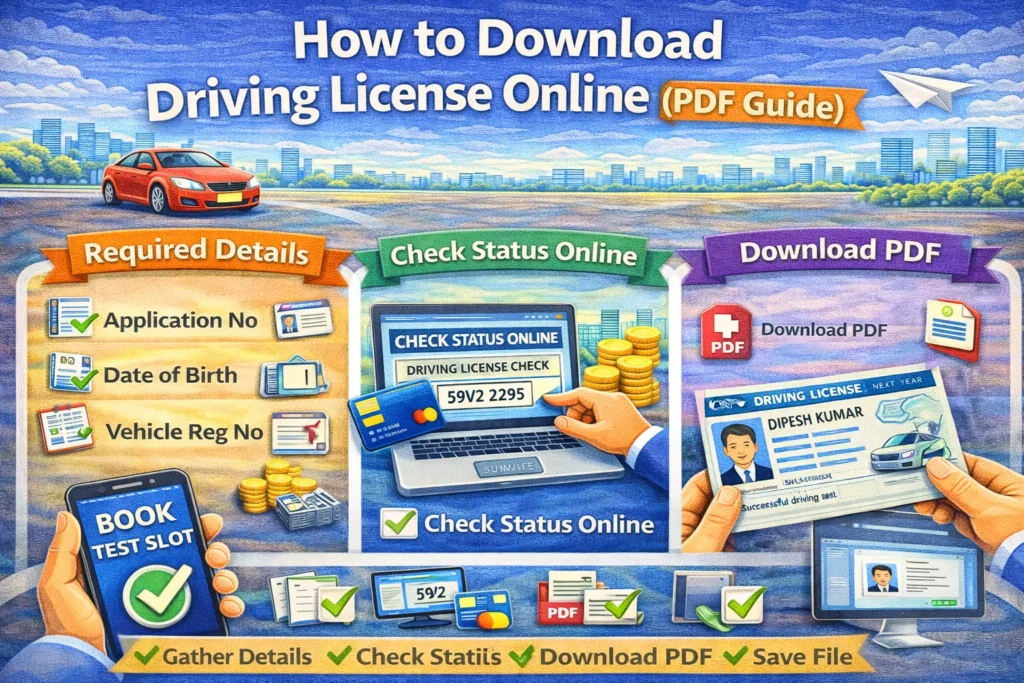 How to Download Driving License Online (PDF Guide)
