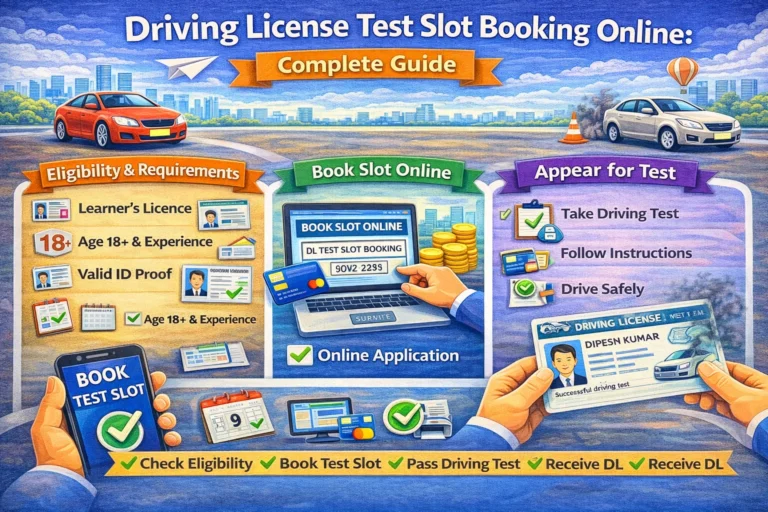 Driving License Test Slot Booking Online: Complete Guide
